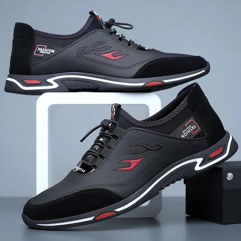 ✨👞 Pantofi business bărbătești din piele respirabilă ✅ anti-miros ✅ talpă moale din piele ✅ moderni și versatili