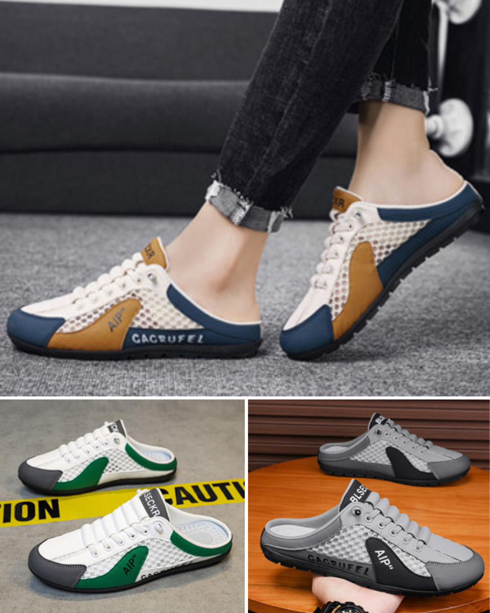 👟🔥 Rasprodaja 【39-44】 Nova ljetna muška sportska obuća i casual papuče - nova prozračna i dezodorirajuća tkanina-H