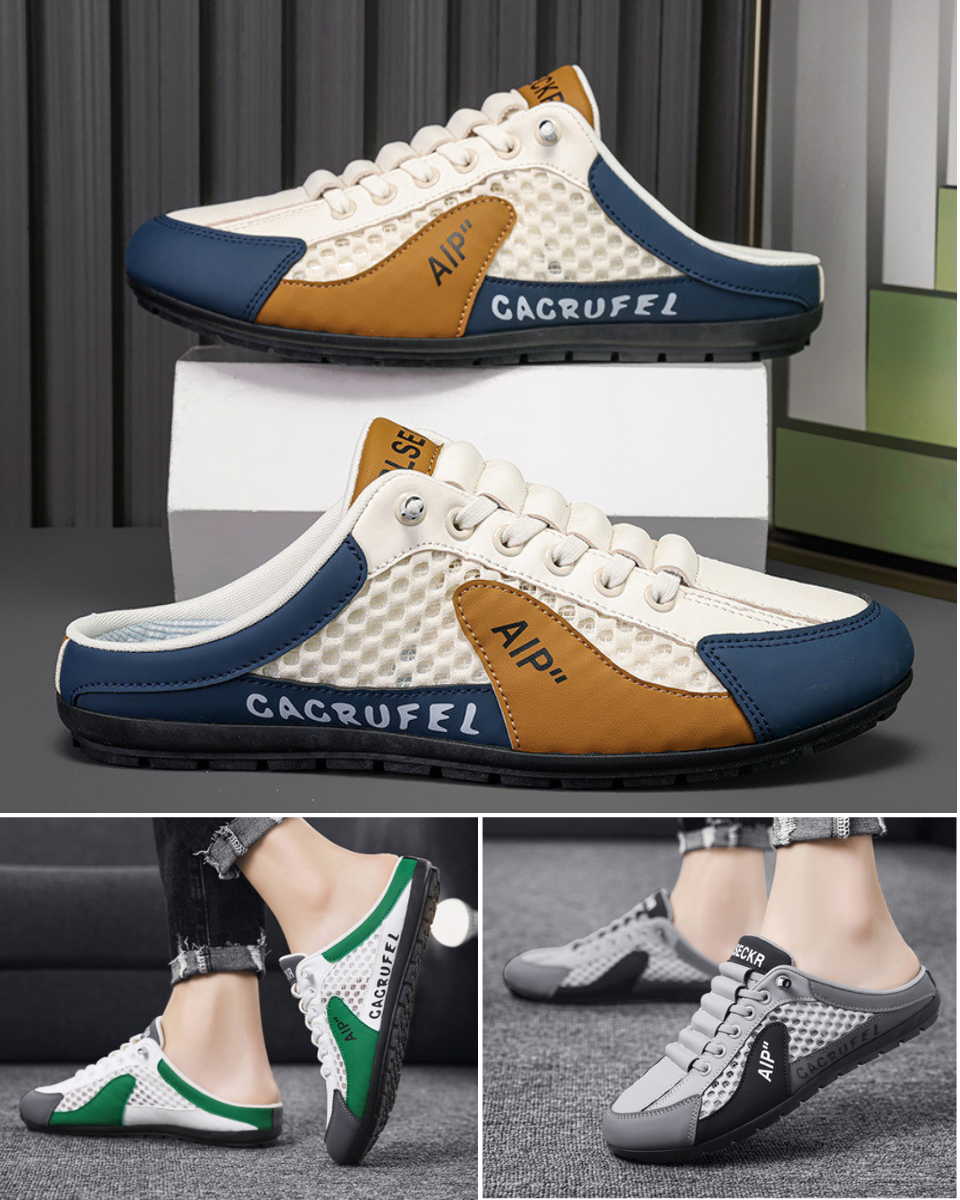 👟🔥 Rasprodaja 【39-44】 Nova ljetna muška sportska obuća i casual papuče - nova prozračna i dezodorirajuća tkanina-H