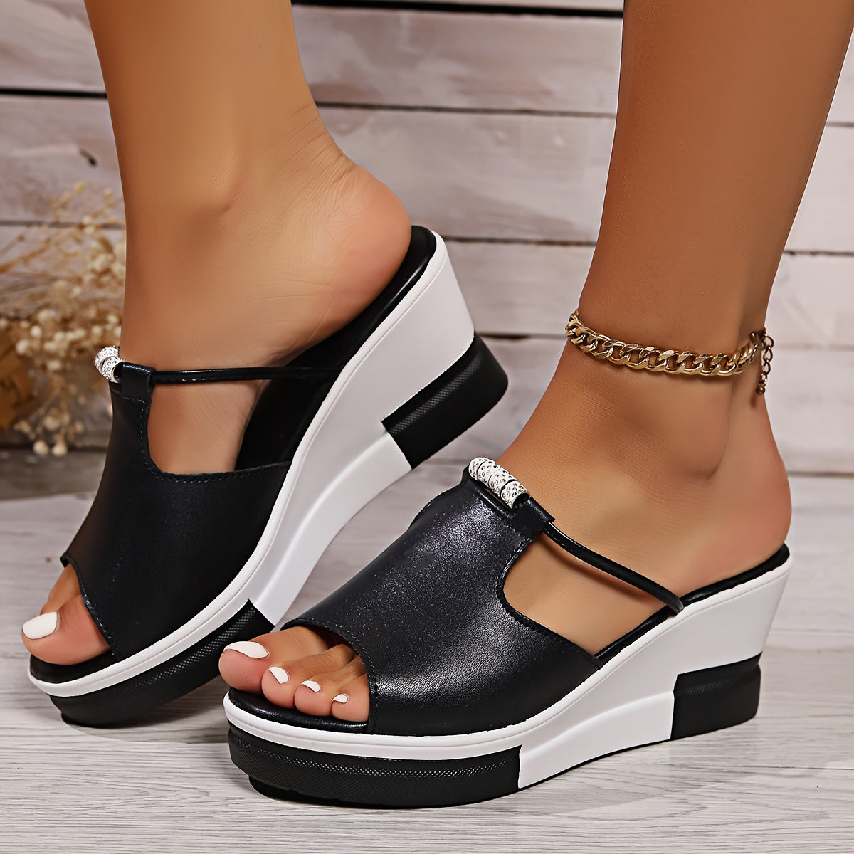 🔥👡【36-43】Ženske sandale s platformom za povećanje visine od prave kože