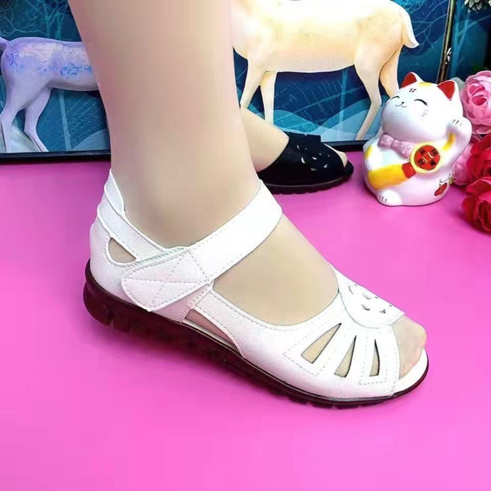 【🔥Promoție - 50% reducere】【35-41】Sandale confortabile de damă din piele naturală, noul model de vară cu talpă moale-R