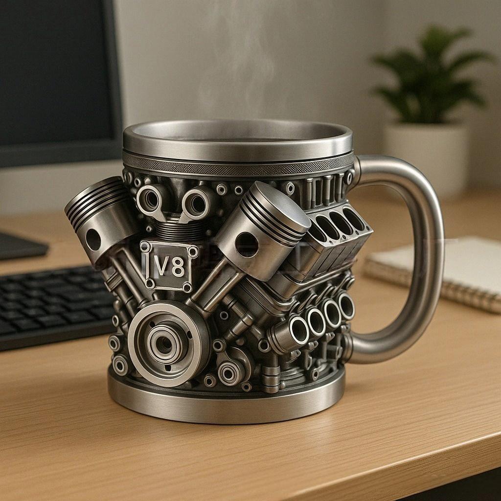 đâăKupte jeden, druhĂ˝ dostanete zdarmaăKĂĄvovĂ˝ hrnek Creative Engine V6V8 z nerezovĂŠ oceli