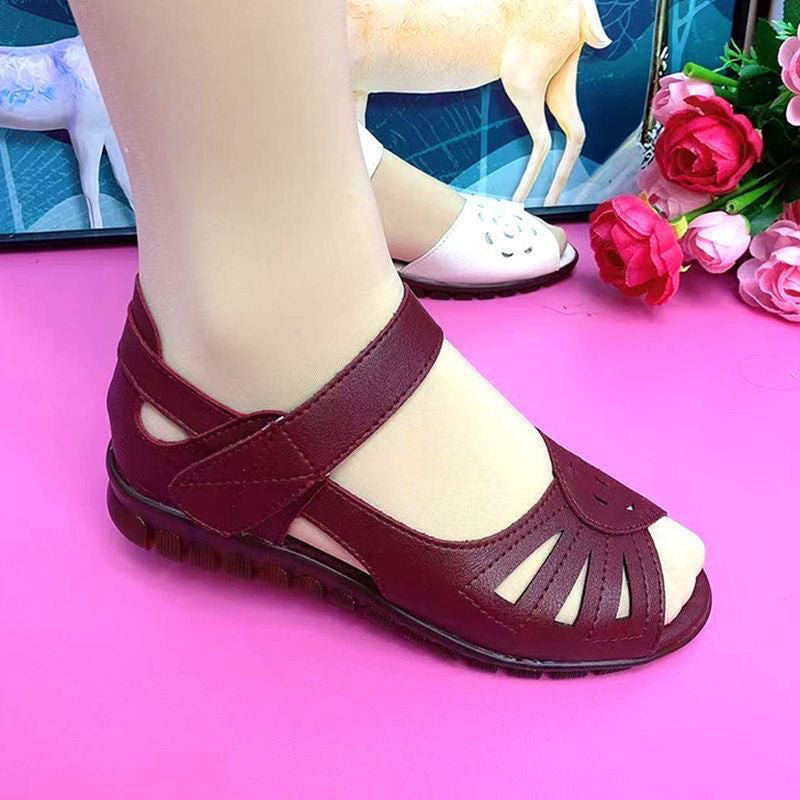 【🔥Promoție - 50% reducere】【35-41】Sandale confortabile de damă din piele naturală, noul model de vară cu talpă moale-R