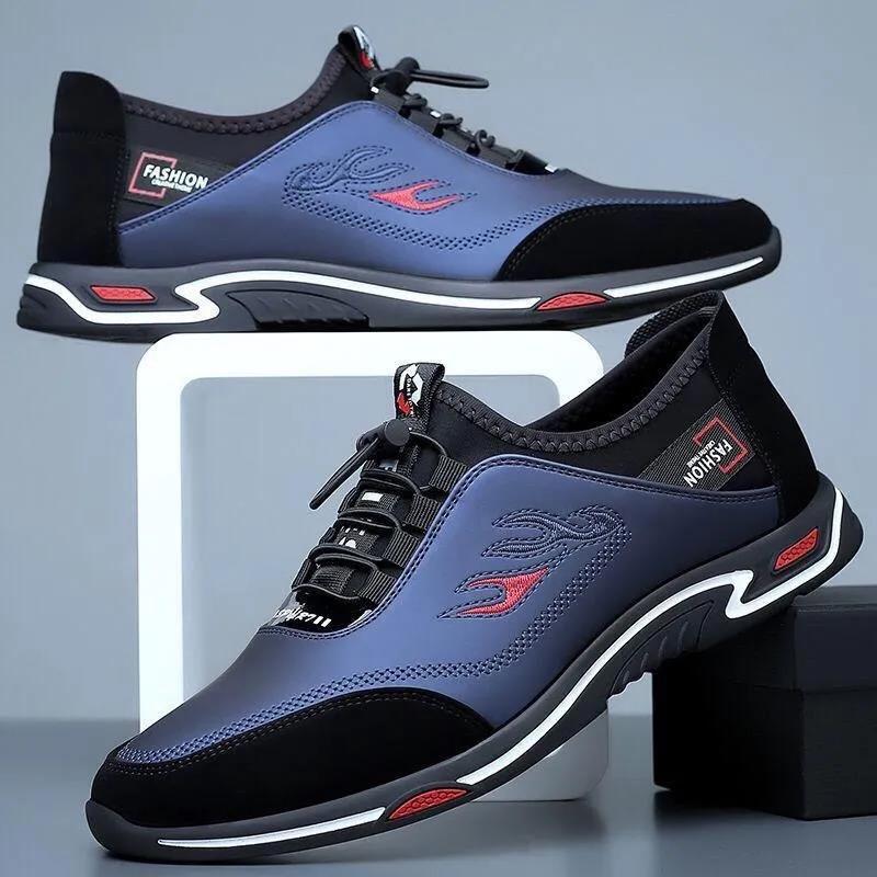 ✨👞 Pantofi business bărbătești din piele respirabilă ✅ anti-miros ✅ talpă moale din piele ✅ moderni și versatili