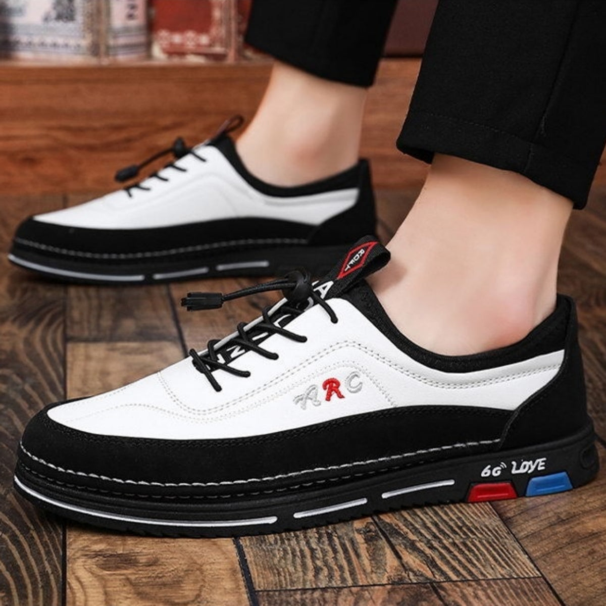 💯🔥【39-48】Los zapatos de negocios casuales para hombre están hechos de cuero impermeable y resistente a las manchas con una suela suave para un uso cómodo.-E