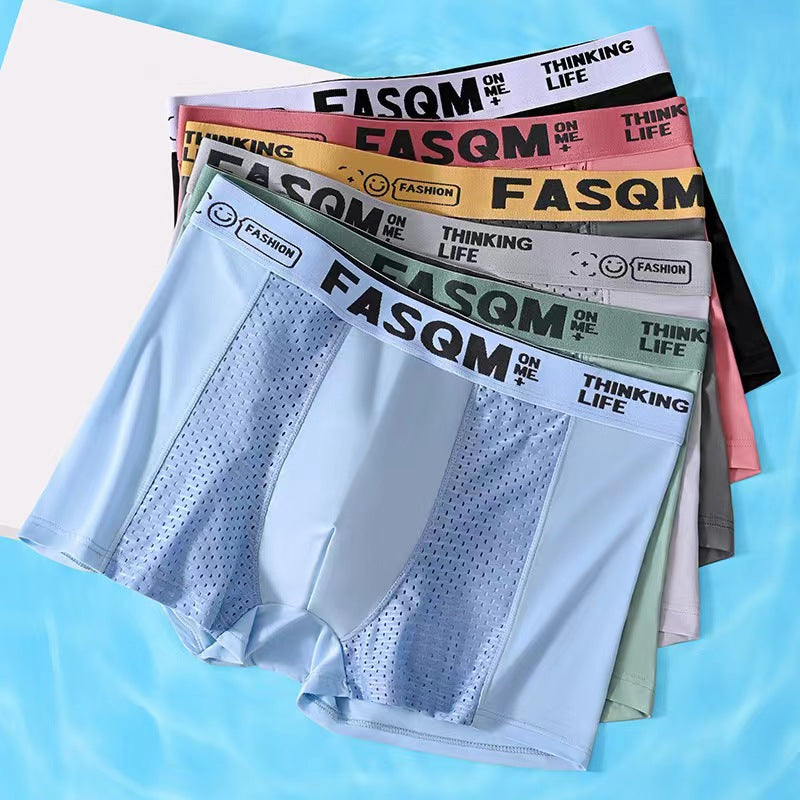 【45% OFF】🔥【Kupte 3 a získejte 3 zdarma】🧊Sleva 41 % poslední den --- 2025 nové antibakteriální pánské boxerky velké velikosti s modálním U konvexním síťovinou-Z