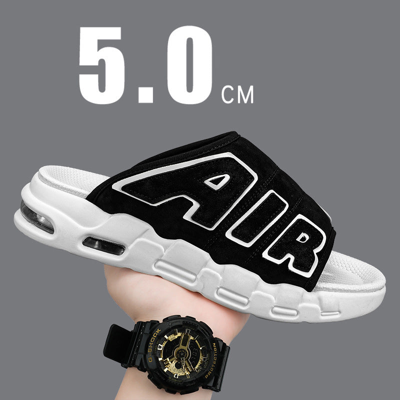【39-47】Papuci casual bărbați cu pernă de aer cu talpă groasă