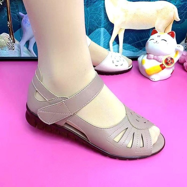 【🔥Promoție - 50% reducere】【35-41】Sandale confortabile de damă din piele naturală, noul model de vară cu talpă moale-R