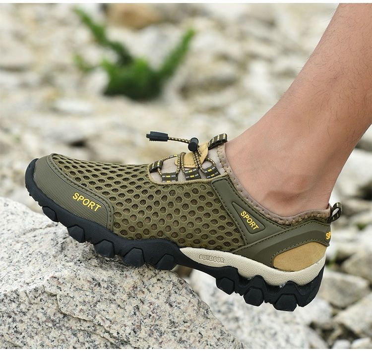 letní outdoorová turistická obuv vyrobená z prodyšné síťoviny-Z