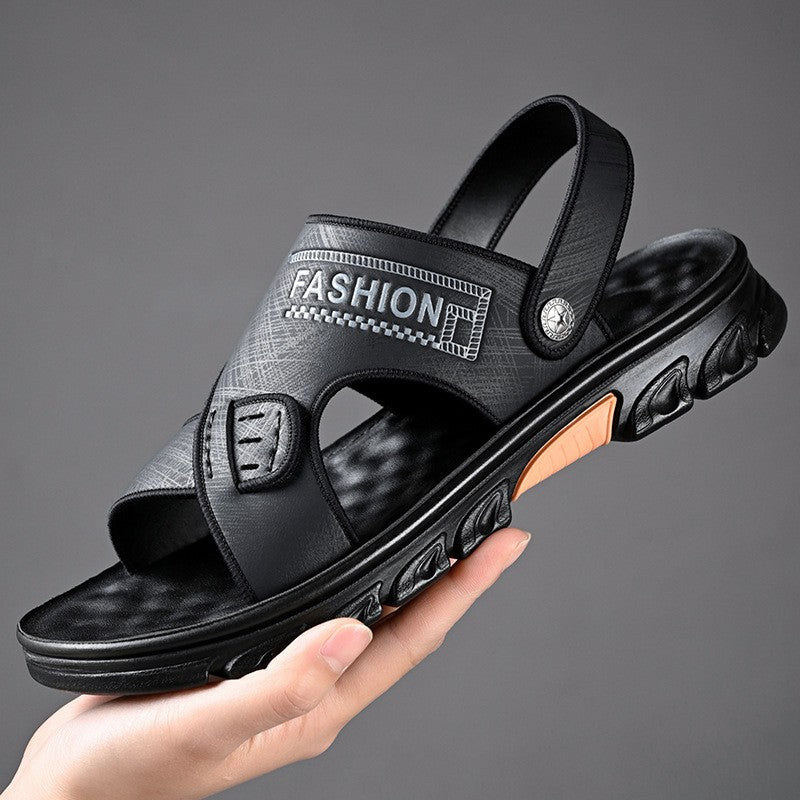 【2 w 1】Letnie nowe sandały ze skóry naturalnej, miękka cholewka i elastyczna podeszwa