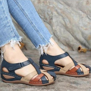 ✨🩰【Promoción de temporada】【35-43】Sandalias romanas cómodas de piel suave para mujer-E