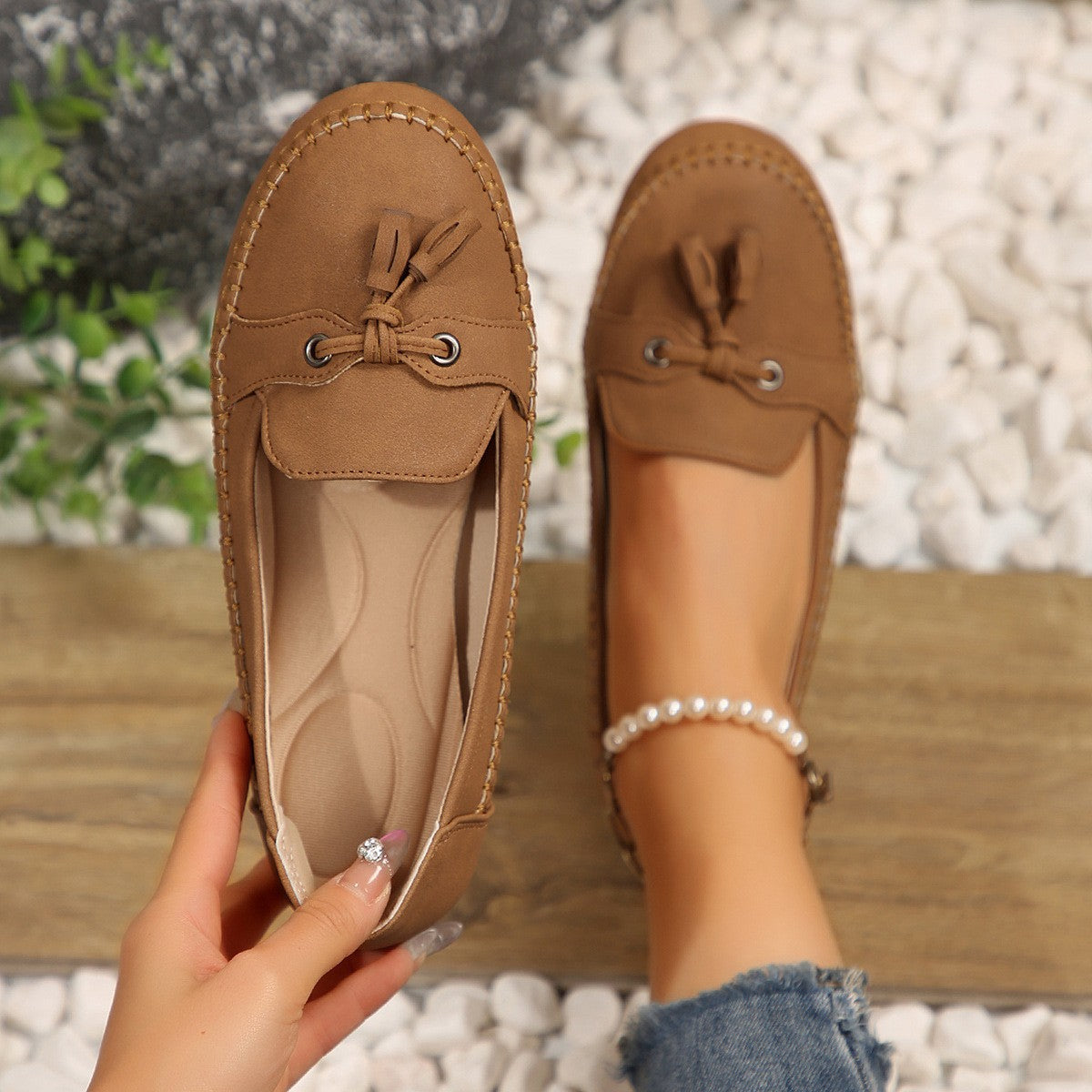 ✨50% kedvezmény✨【36-43】 Női ortopéd cipő, valódi bőrből, könnyű, csúszásmentes, lélegző és kényelmes.-U