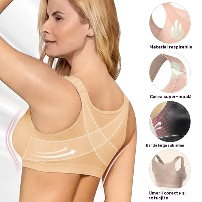 💖【Kupte 3 a získejte 3 zdarma】✨Pohodlná podprsenka bez kostic velké velikosti (40-130 kg), čistá bavlna, pohodlná a prodyšná-Z