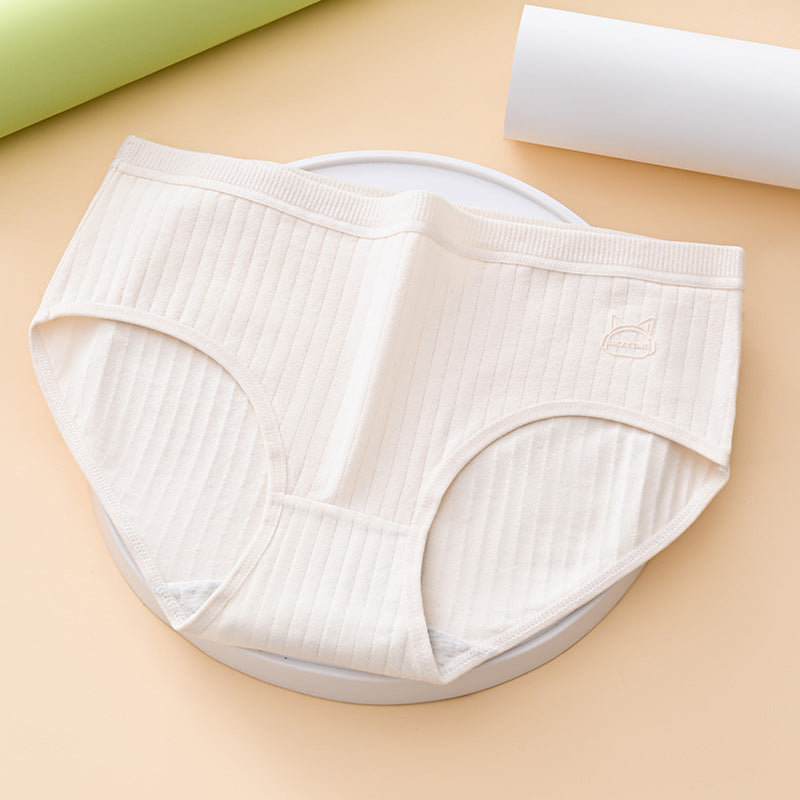 🩲🏆 Letni zestaw (7 szt.) – Wysokie, bawełniane majtki damskie o wygodnym i oddychającym kroju.