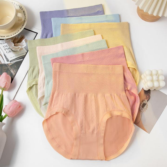 🔥🥰【8 sztuk】  Antybakteryjne majtki o wysokiej talii do kontroli brzucha