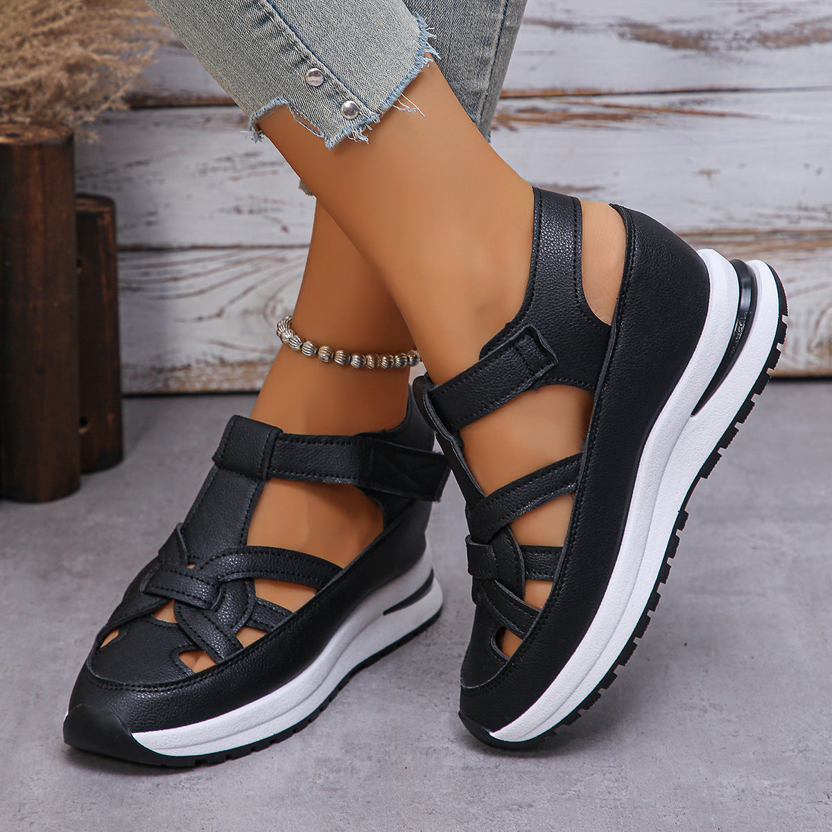 👡 Promoción de descuento de verano【35-43】sandalias casuales de suela gruesa 2026-E