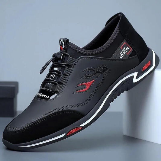 👞（buty męskie）Oddychające skórzane buty biznesowe dla mężczyzn ✅ antyzapachowe ✅ miękka skórzana podeszwa ✅ modne i uniwersalne