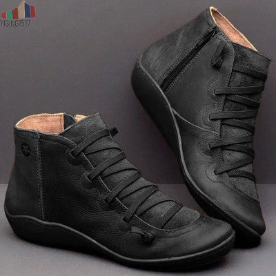 🔥43% de descuento!🔥【Tallas 35-43】Nuevas zapatillas anchas de invierno para mujer 2025-botines casuales.-E