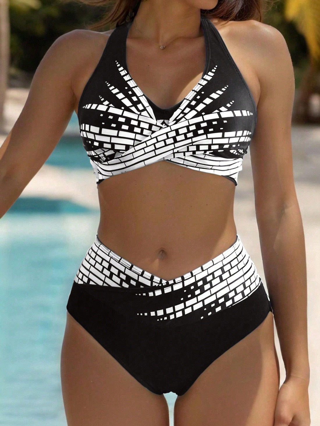 👙【L–5XL】👉 Dámské rychleschnoucí bikiny pro větší velikosti-Z