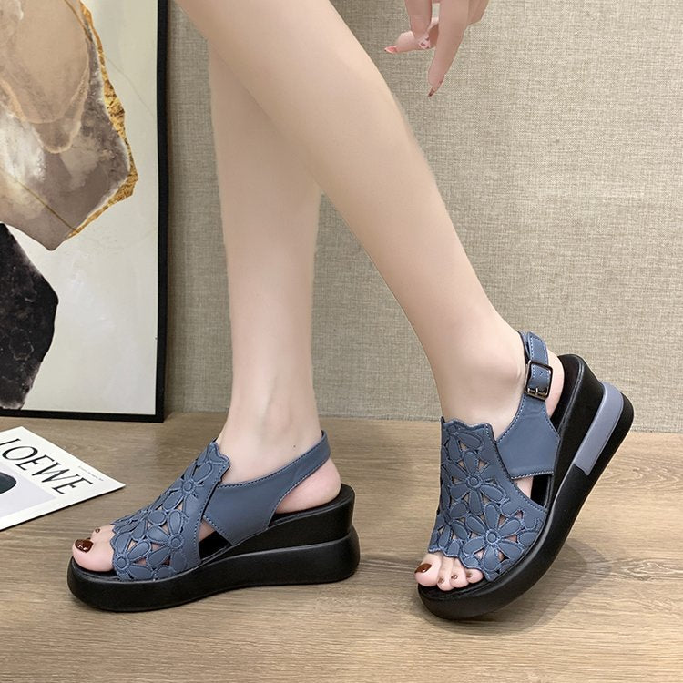 🔥【SLEVA 45 %】👡【35-42】 Nové letní dámské korekční sandály v retro stylu z roku 2026, měkká podrážka, bez unavených nohou při chůzi-Z