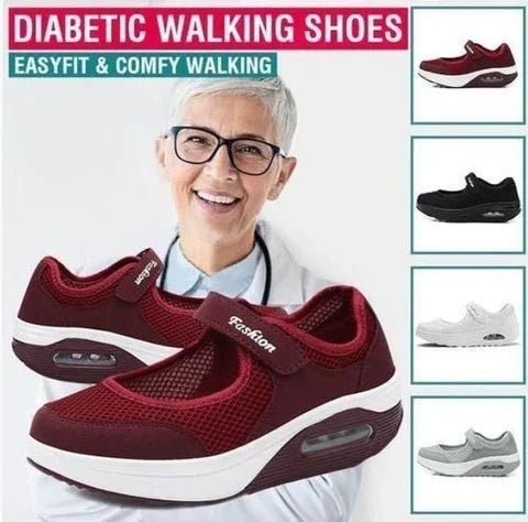 👟💨【Uvedení nového produktu za speciální cenu】【35-43】Nové pohodlné boty se síťovaným vzduchovým polštářem-Z