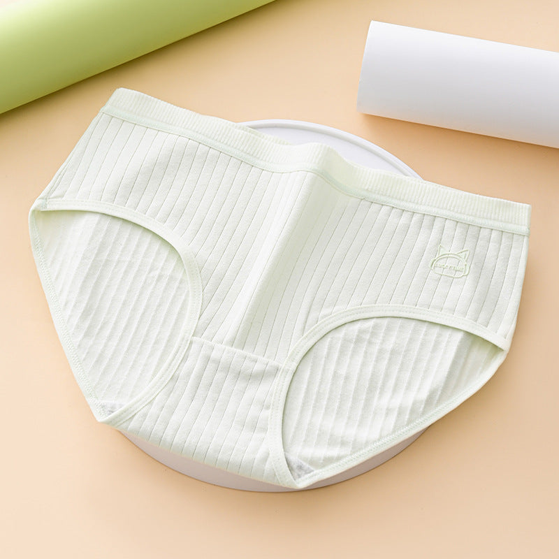 🩲🏆 Letni zestaw (7 szt.) – Wysokie, bawełniane majtki damskie o wygodnym i oddychającym kroju.