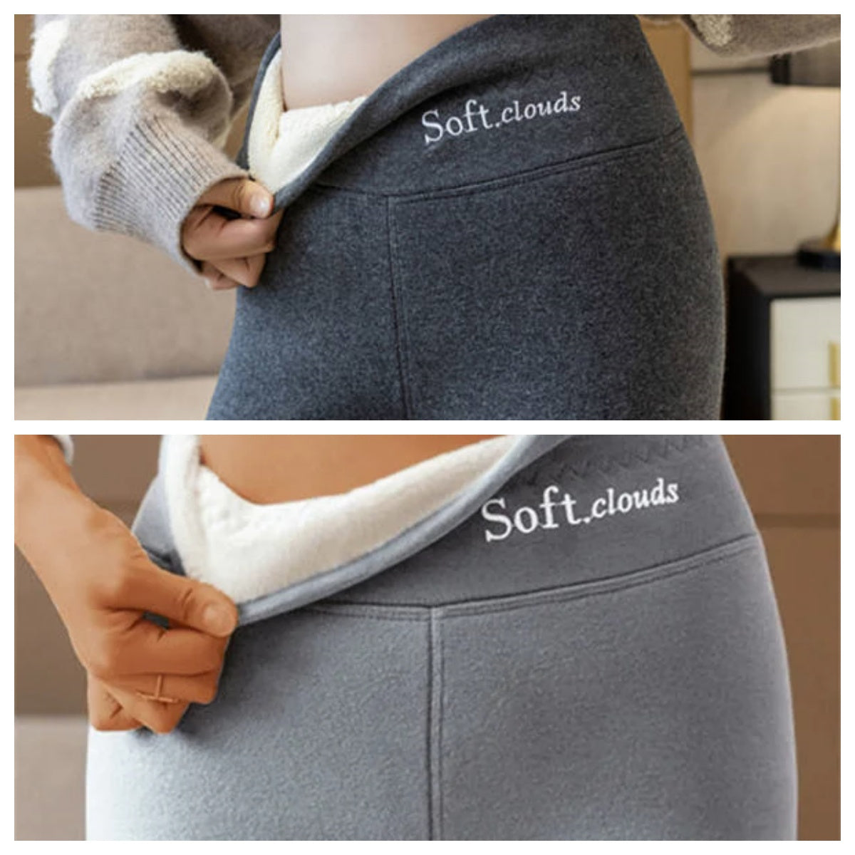 ✨⛄【Kupte jeden, druhý dostanete zdarma🔥】【S-5XL】Dámské teplé vlněné legíny - nezbytnost na podzim a zimu-Z
