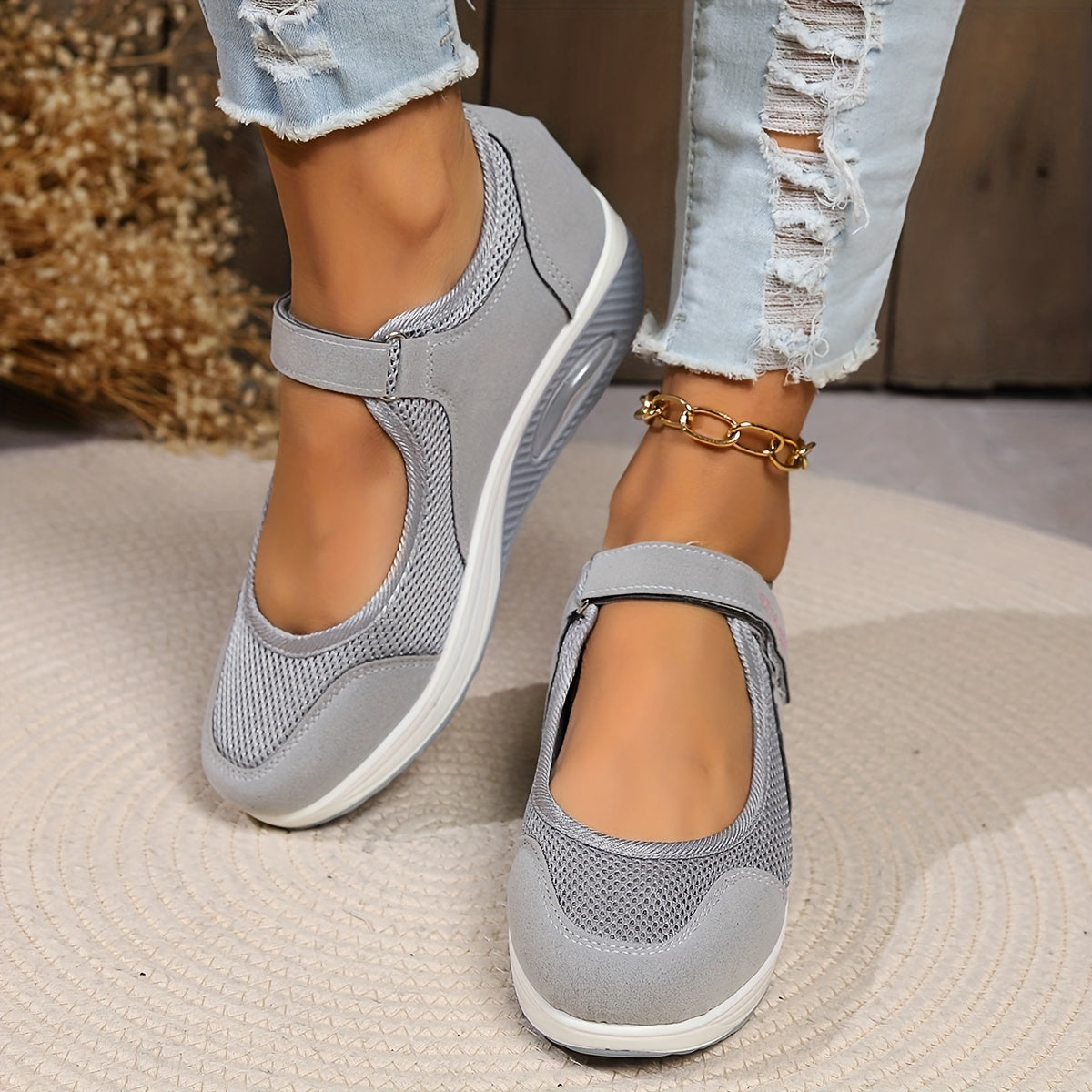 👟💨【Uvedení nového produktu za speciální cenu】【35-43】Nové pohodlné boty se síťovaným vzduchovým polštářem-Z