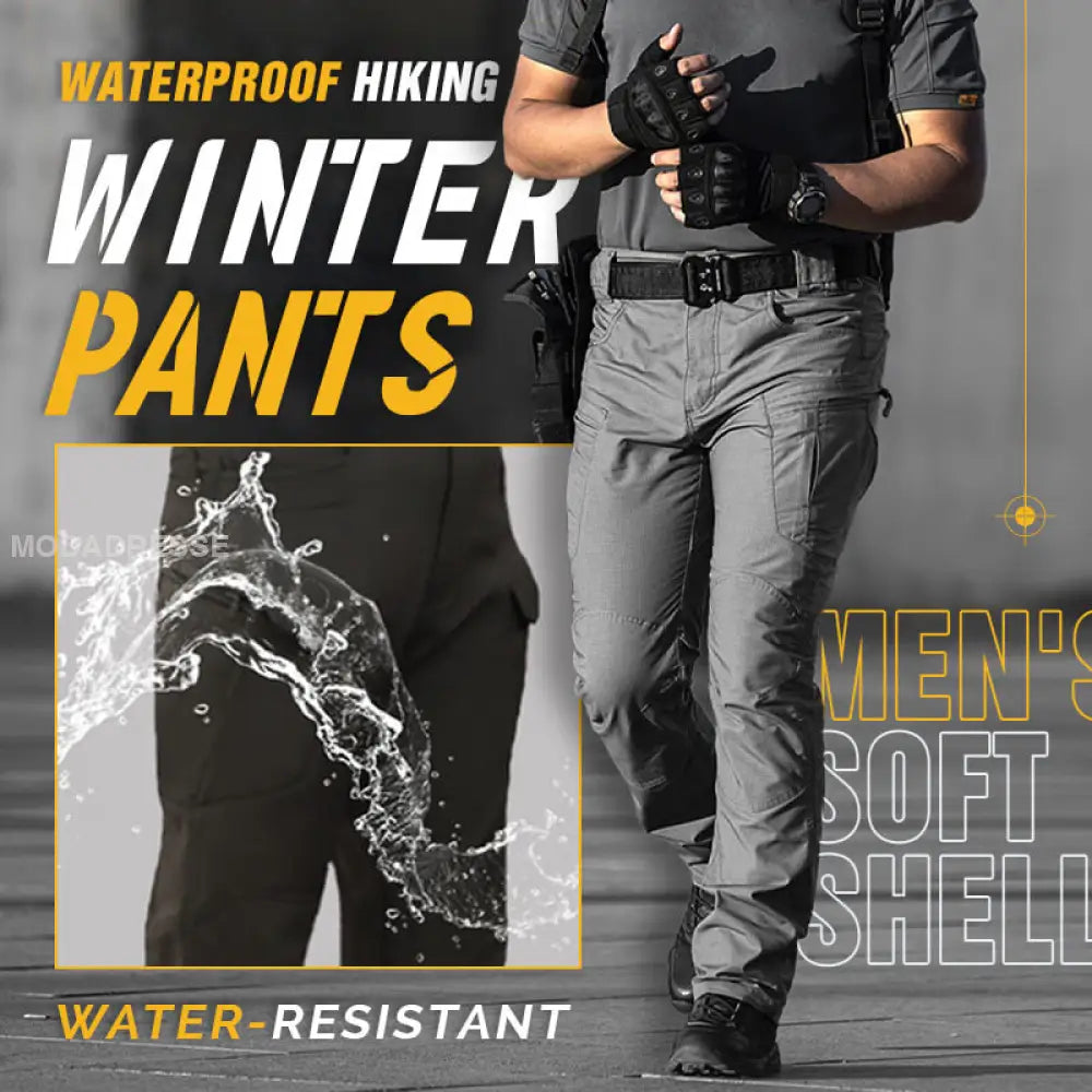 ⌛ POSLEDNÍ DEN VÝPRODEJE – SLEVA 50 %!🔥【S-4XL】 Pánské vojenské taktické kalhoty s větruodolným a termoizolačním designem