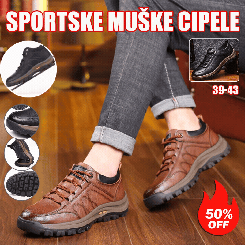 👞【39-48】Zapatos Cuero Casual Hombre/Mujer - Impermeables y Antideslizantes-E.
