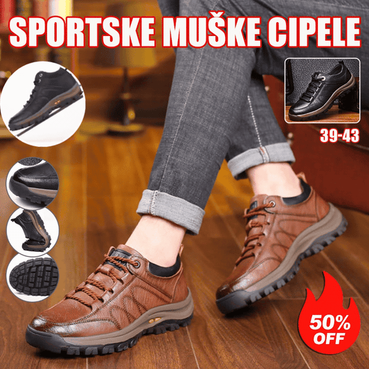 👞【39-48】Zapatos Cuero Casual Hombre/Mujer - Impermeables y Antideslizantes-E