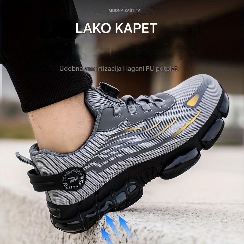 💥🥾【47% popusta 🔥】【Knauf radne čizme】 Pogodne za svakodnevnu upotrebu, otporne na udarce i probijanje, sa čeličnim prstom, udobne sigurnosne cipele, protuklizne.