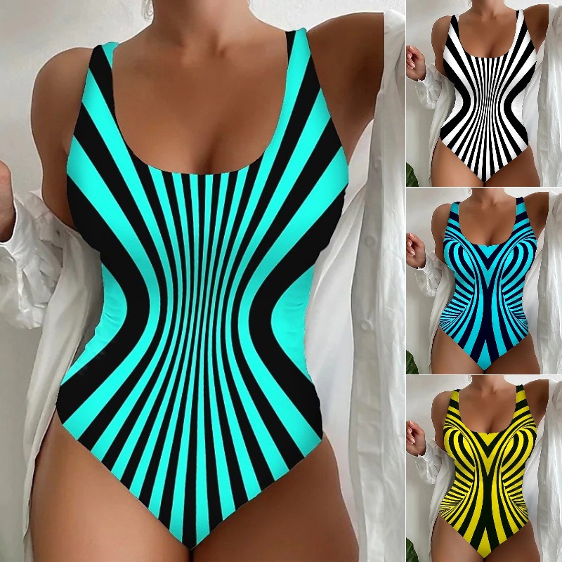 🔥🩱【S-5XL】Model de vânzare 2025, costum de baie într-o singură piesă subțire pentru femei, la modă și sexy