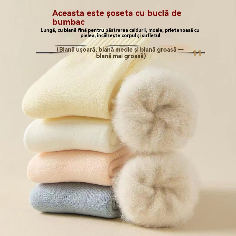 🔥【Cumpără 3, primești 3 gratis】🧦Șosete groase și călduroase din lână pentru iarnă, super groase și călduroase, elastice, mărimea 35-42
