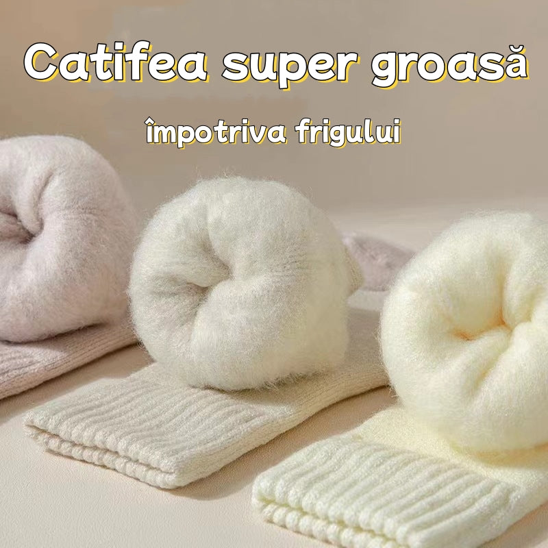 🔥【Compra 3, llévate 3 gratis】🧦Calcetines de lana gruesos y cálidos para el invierno, súper gruesos y cálidos, elásticos, talla 35-42-E