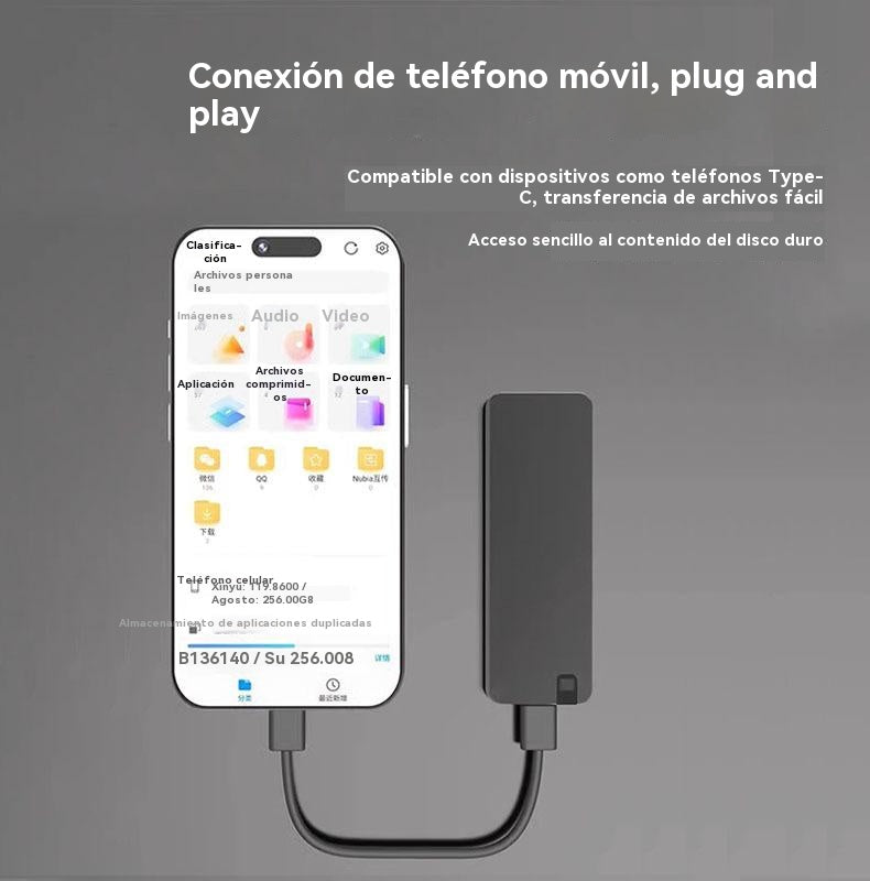 ⚡ Disco Duro USB 3.0 Multifuncional de Alta Velocidad | Transferencia Rápida, Gran Compatibilidad, Almacenamiento Sin Preocupaciones 【8TB】💻📦-E