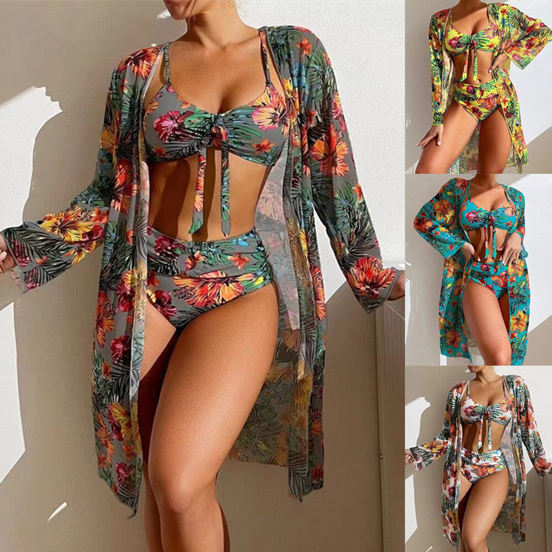 👙☀️【S-2XL】 2026 nový třídílný set plavek-Z