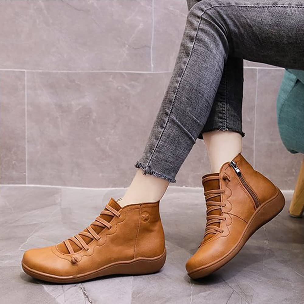 🔥43% de descuento!🔥【Tallas 35-43】Nuevas zapatillas anchas de invierno para mujer 2025-botines casuales.-E