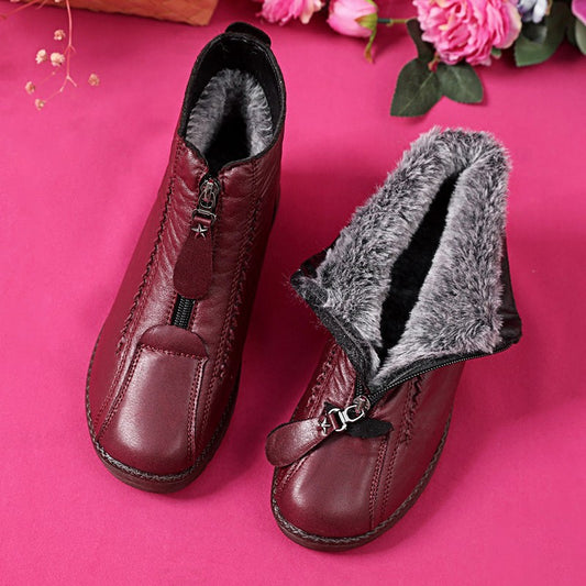 🥾【35-41】Ręcznie robione włoskie botki damskie z prawdziwej skóry, antypoślizgowe3756374