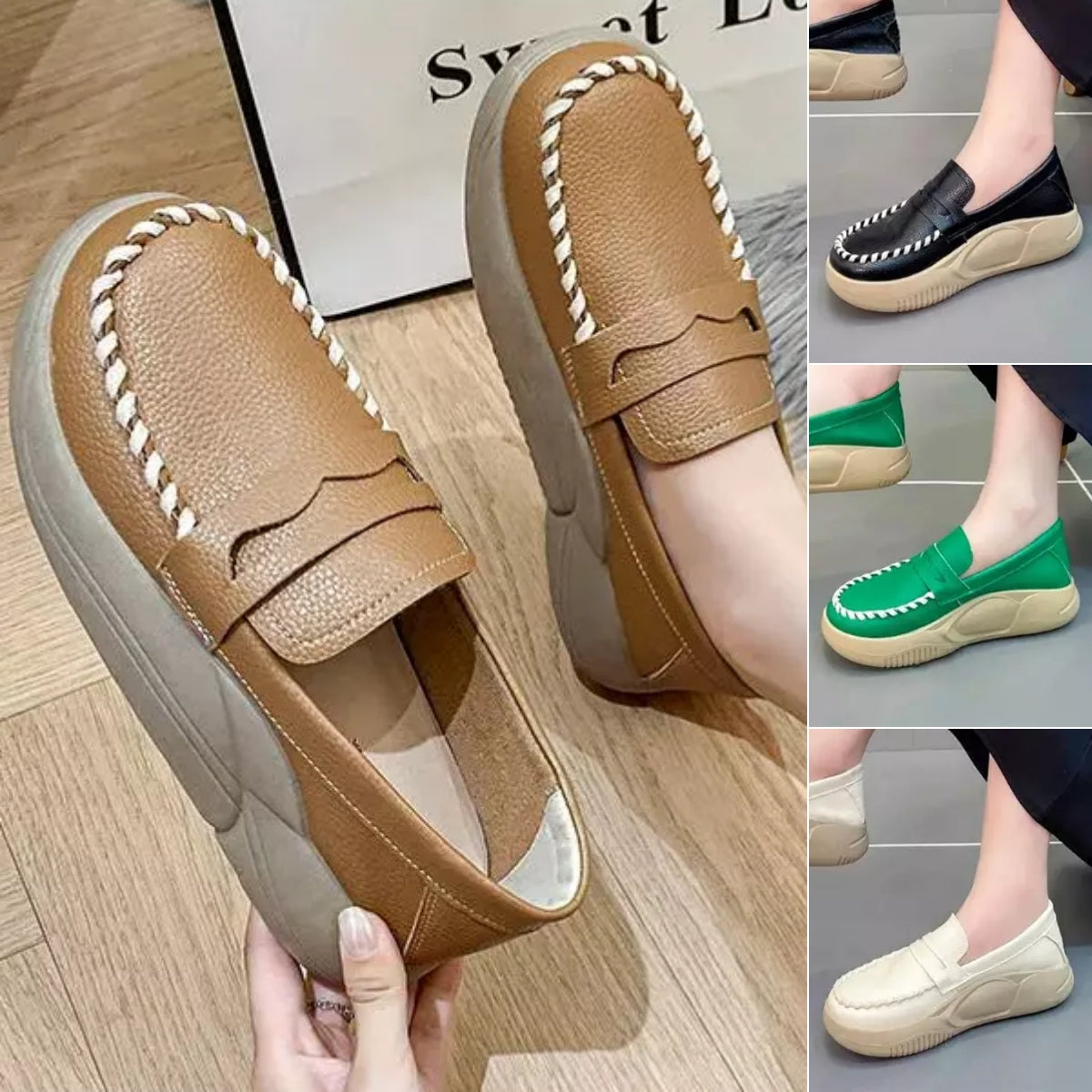🥿🌸【35-40】2025 Buty ortopedyczne z czystej skóry bydlęcej