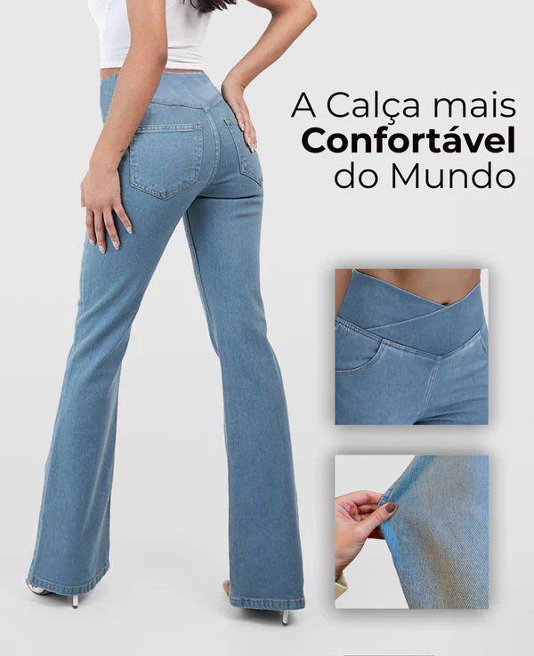 👖✨【Sleva 50 % na omezenou dobu】Horký hit – džíny s vysokým pasem, zeštíhlující a formující hýždě💖-Z