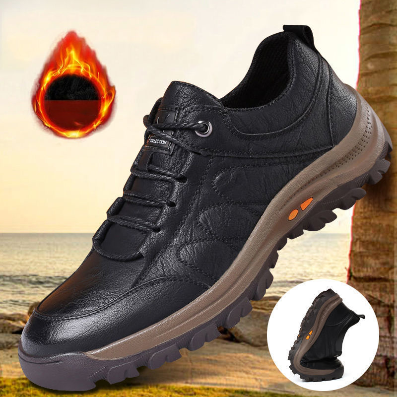 👞【39-48】Zapatos Cuero Casual Hombre/Mujer - Impermeables y Antideslizantes-E