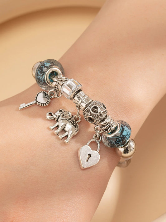 ✨【Oferta por tiempo limitado】 💖✨Pulsera ajustable atrapasueños de plata 925-E