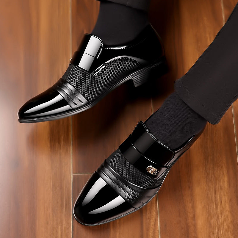 👞【38-48】Podzimní a zimní pánské boty z pravé kůže, módní i business, nepromokavé a pohodlné-Z