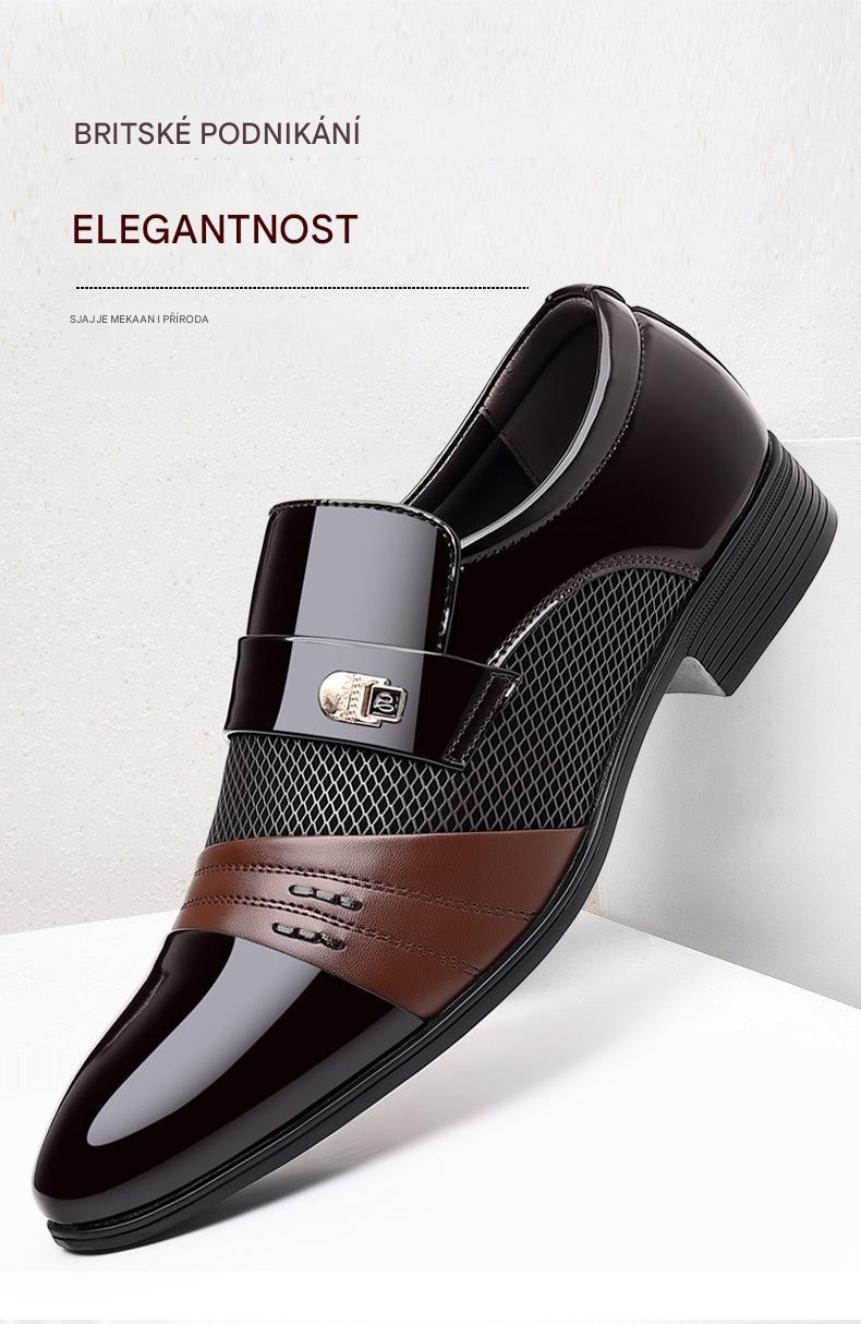 👞【38-48】Podzimní a zimní pánské boty z pravé kůže, módní i business, nepromokavé a pohodlné-Z