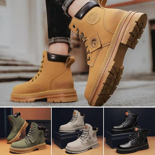 🔥🔥 【39-48】Új stílus ősszel és télen, vastag talpú, csúszásmentes férfi cipő-U