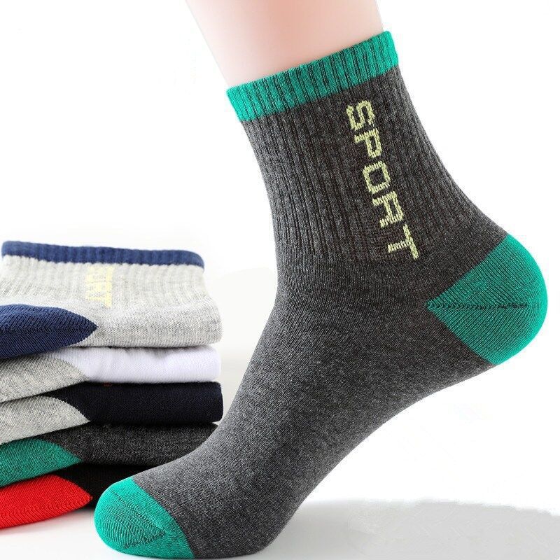 🧦Kupte 10 kusů a získejte 10 kusů zdarma【10/20 párů】Prodyšné, odolné vůči zápachu a absorbující pot sportovní ponožky pro muže-Z