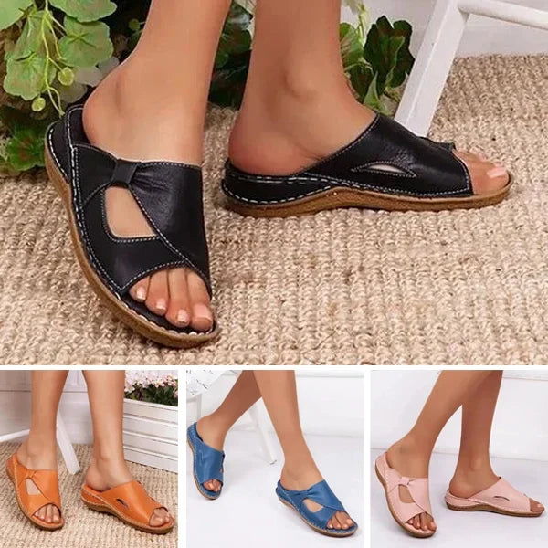 🔥👡2026 verano nueva moda zapatillas de playa de las mujeres, suelas cómodas y suaves-E