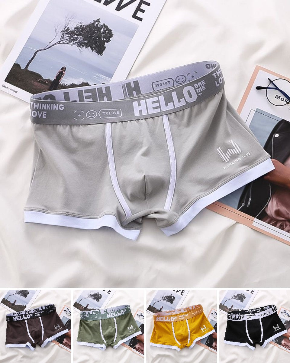 【5 kusů】 Nejprodávanější pánské prodyšné a antibakteriální boxerky z bavlny roku 2025-Z