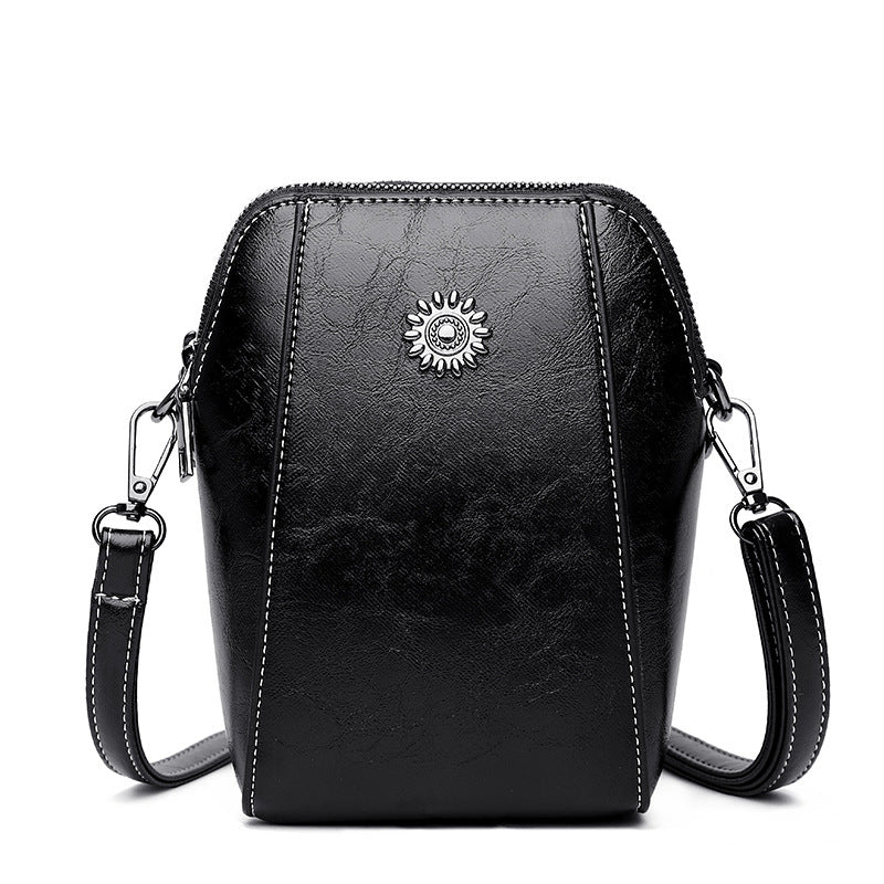 👜💖[Oferta limitada 50%] 2026 nuevo mini bolso de hombro multifuncional de piel auténtica, pequeño y exquisito-E